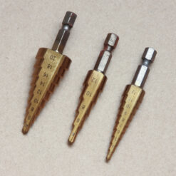 N193 | ផ្លែស្វានដំណាក់ៗ | Step drill bits set