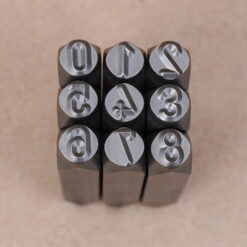 N416 | ឈុតស្នូលដំលេខ | Metal stamps set with numbers