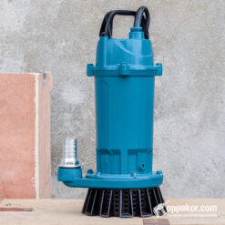 N438_1 | ម៉ូទ័របូមទឹកស្អាត និងទឹកល្អក់ | Submersible pump for clean and muddy water | 1.5m3_16m_0.37kW_25mm