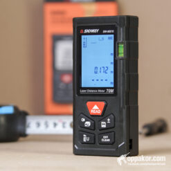 N654 | ម៉ែត្រឡាស៊ែរ | ពន្លឺឡាស៊ែរពណ៌ក្រហម | Laser Distance Meter | Red Laser