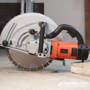 N616 | ម៉ាស៊ីនកាត់បេតុងនិងដែកប្រើអគ្គីសនី / កាត់ជម្រៅ – 13cm | Electric Saw for Concrete and Metal | 350mm | Cut Depth 13cm
