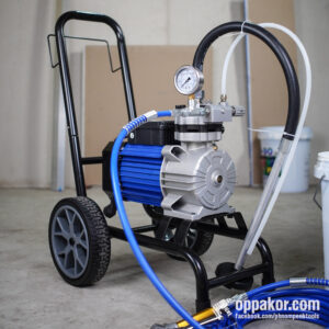 N744 | ម៉ាស៊ីនបាញ់ថ្នាំសម្ពាធខ្ពស់ | ប្រភេទភ្នាស | Airless Paint Sprayer | Membrane | DF990 | 3.5L | 0.017-0.025"