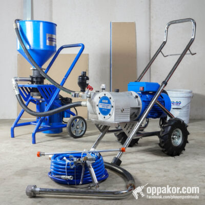 N776 | ម៉ាស៊ីនបាញ់ម្សៅបៀកនិងទឹកថ្នាំសម្ពាធខ្ពស់ | ប្រភេទភ្នាស | Airless SKIM COAT | Membrane| DF439 | 8L | 0.039-0.043"