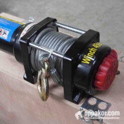 12V Electric Cable Winch | with Distance Remote | 4500lbs