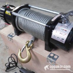 12V Electric Cable Winch | with Distance Remote | 12000lbs